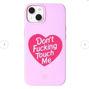 Don’t touch me Velvet Caviar iPhone Case